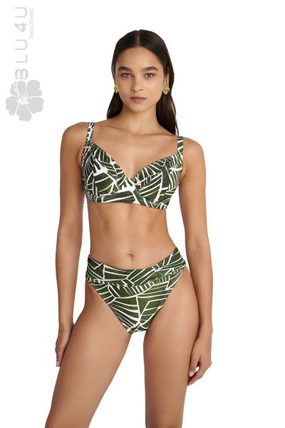 'AMAZON STRIPES'CUP D BIKINI TOP -25366113D