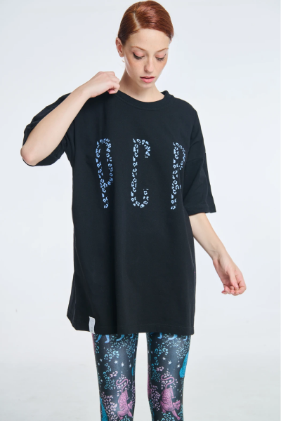 PCP- Leopard Black T-Shirt