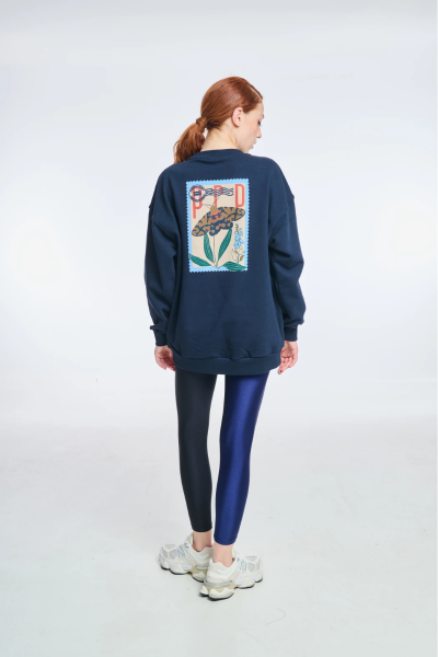 PCP- Stamp Crewneck Blue