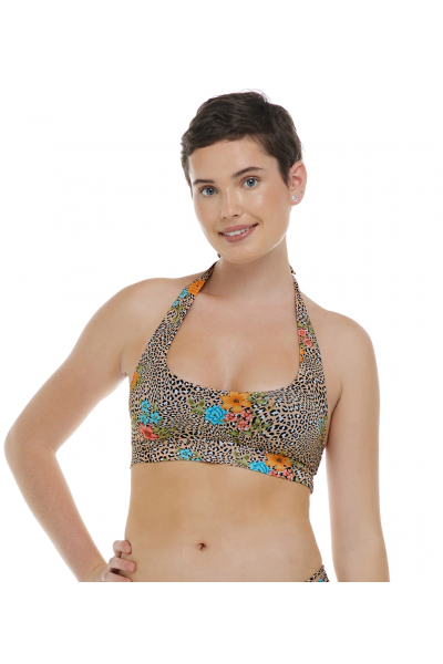 "ROAR" HALTER TOP -E20802