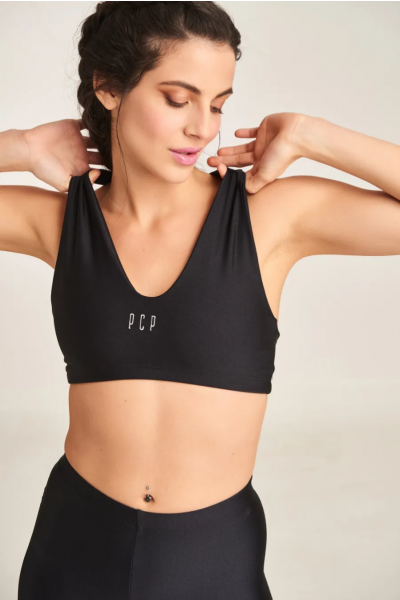 PCP -JACQUELINE ATHLETIC TOP BLACK