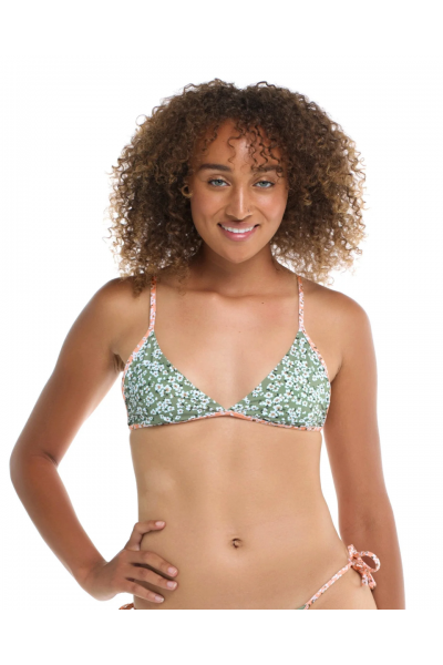 "TINY BLOOMS" ΣΤΑΘΕΡΟ ΤΡΙΓΩΝΟ BIKINI TOP -E220107